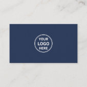 Minimal Professional Custom Logo QR Social Media 名刺 (正面)