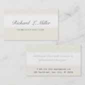 minimal Professionals Companyエレガントなトレンディー 名刺 (正面/裏面)