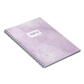 Minimal Purple Marble Notebook ノートブック (右側)