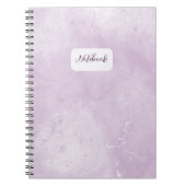 Minimal Purple Marble Notebook ノートブック (正面)