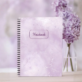 Minimal Purple Marble Notebook ノートブック