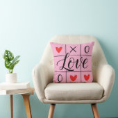 Minimal Red Hearts Decorative Pillow クッション (椅子)