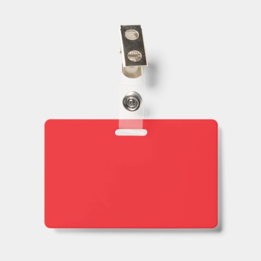 “Minimal Red Workspace Flat Lay” バッジ (裏面 （クリップ付）)