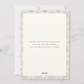 Minimal Religious Family Arch Photo Christmas シーズンカード (裏面)