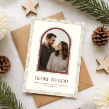 Minimal Religious Family Arch Photo Christmas