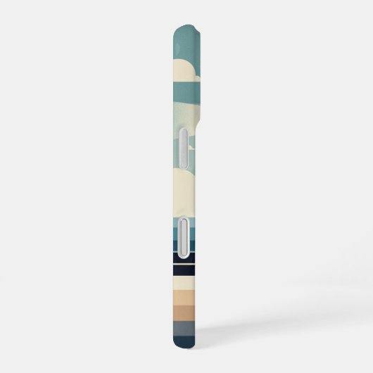 Minimal Retro Lighthouse iPhone 16ケース (右側面)