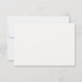 Minimal Sage Green Botanical RSVP Card (裏面)