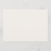 Minimal Sage Green Wedding Menu Card 招待状 (裏面)