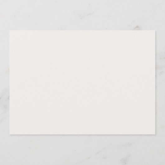 Minimal Sage Green Wedding Menu Card 招待状 (裏面)