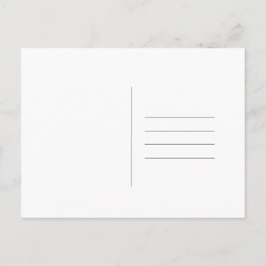 Minimal Sage Save The Date 案内ポストカード (裏面)