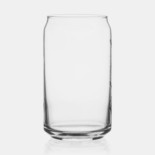 Minimal Script Bridesmaid Custom Stylish Gift ガラス缶 (右)