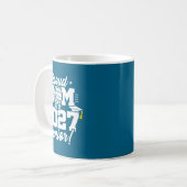 Minimal Senior Class 2027 学校バレーボール コーヒーマグカップ (正面左)