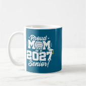 Minimal Senior Class 2027 学校バレーボール コーヒーマグカップ (左)