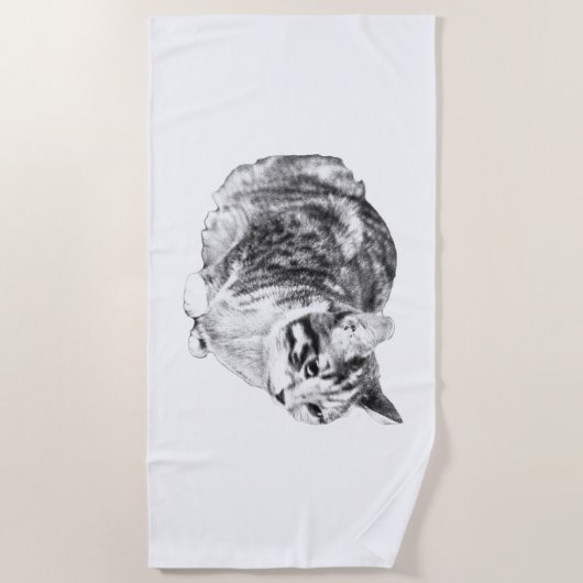 Minimal Shading, Snowbird Loaf ビーチタオル (正面)