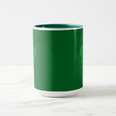 Minimal Shamrock St Patrick’s Day Shirt – caneca マグカップ (中央)