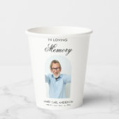 Minimal Simple Photo Arch Memorial 紙コップ (正面)