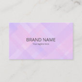 Minimal Simple Pink Purple Gradient Geometric Back 名刺 (正面)