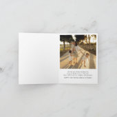 Minimal So Very Thankful Photos Happy Thanksgiving シーズンカード (内部)