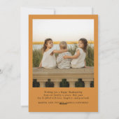 Minimal So Very Thankful Photos Happy Thanksgiving シーズンカード (裏面)