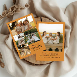 Minimal So Very Thankful Photos Happy Thanksgiving シーズンカード