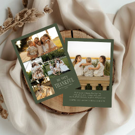 Minimal So Very Thankful Photos Happy Thanksgiving シーズンカード