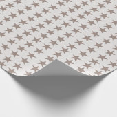 Minimal Star Pattern Christmas Wrapping Paper ラッピングペーパー (角)