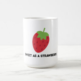 Minimal Sweet Strawberry Mug For Tea Or Coffee  コーヒーマグカップ