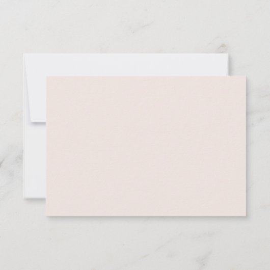 Minimal Terracotta Botanical RSVP Card (裏面)