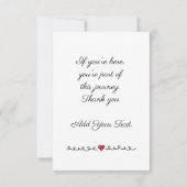 Minimal Thank You Card – Appreciation and Greeting サンキューカード (裏面)