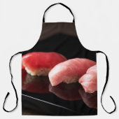 Minimal Tuna Sushi Apron – Luxe Japanese Style エプロン (正面)