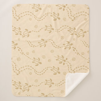 Minimal Turtle Trail Pattern シェルパブランケット