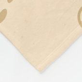 Minimal Turtle Trail Pattern フリースブランケット (角)