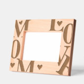 Minimal Typographic Mom Love Elegent   レーザー彫刻フレーム (左)