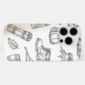 Minimal Typography Aesthetic Phone Case | アウトドア Case-Mate iPhoneケース (裏面 (横))