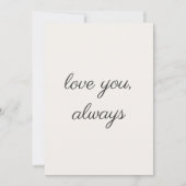 Minimal Valentine Printable Card  シーズンカード (正面)