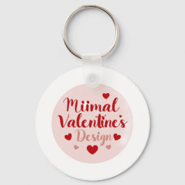 Minimal Valentine’s Day Love Typography Design | R キーホルダー
