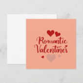 Minimal Valentine’s Day Love Typography Design | R 招待状 (正面/裏面)
