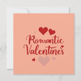 Minimal Valentine’s Day Love Typography Design | R 招待状