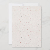 Minimal Watercolor Hearts Invitation 招待状 (正面)