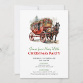 Minimal watercolor holiday scene invitation 招待状 (正面)