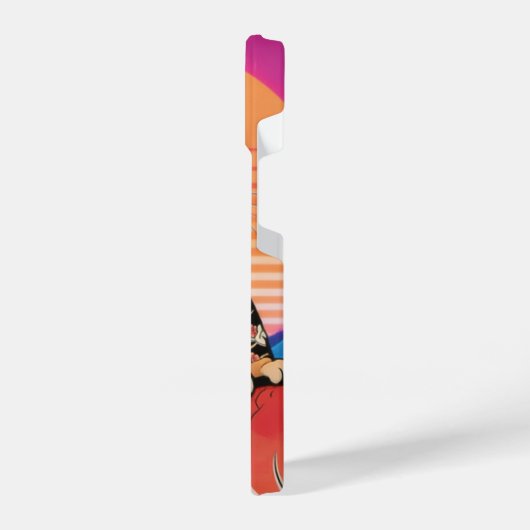 Minimal Wave iPhone 14 Case iPhoneケース (左側面)