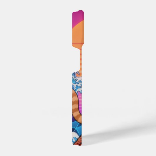 Minimal Wave iPhone 14 Case iPhoneケース (右側面)