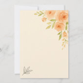 Minimal Wedding Invitation Template – Elegant  招待状 (裏面)