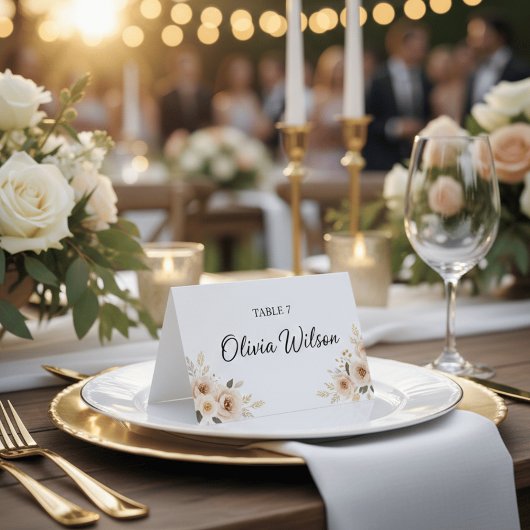 Minimal Wedding Table Number Place Card プレイスカード