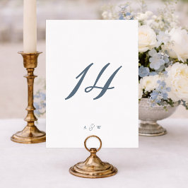 Minimal Wedding Table Numbers 1–29  サンキューカード