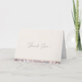 Minimal Wedding Thank You Card  招待状 (正面)