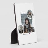 Minimal Winter Aesthetic Photo Collage フォトプラーク (側面)