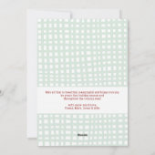 Minimal Winter Berries Happy Holidays 1 Photo シーズンカード (裏面)