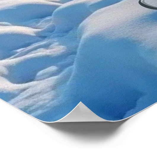 Minimal Winter Calm Poster – Neutral Wall Art ポスター (角)