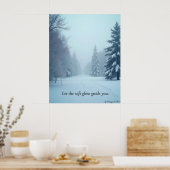 Minimal Winter Calm Poster – Neutral Wall Art ポスター (キッチン)